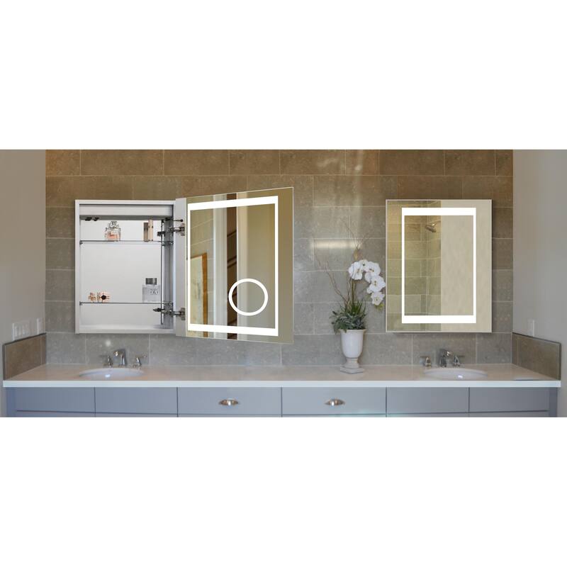 Thalia LED Medicine w/ BuiltIn Cosmetic Mirror 16" x 20